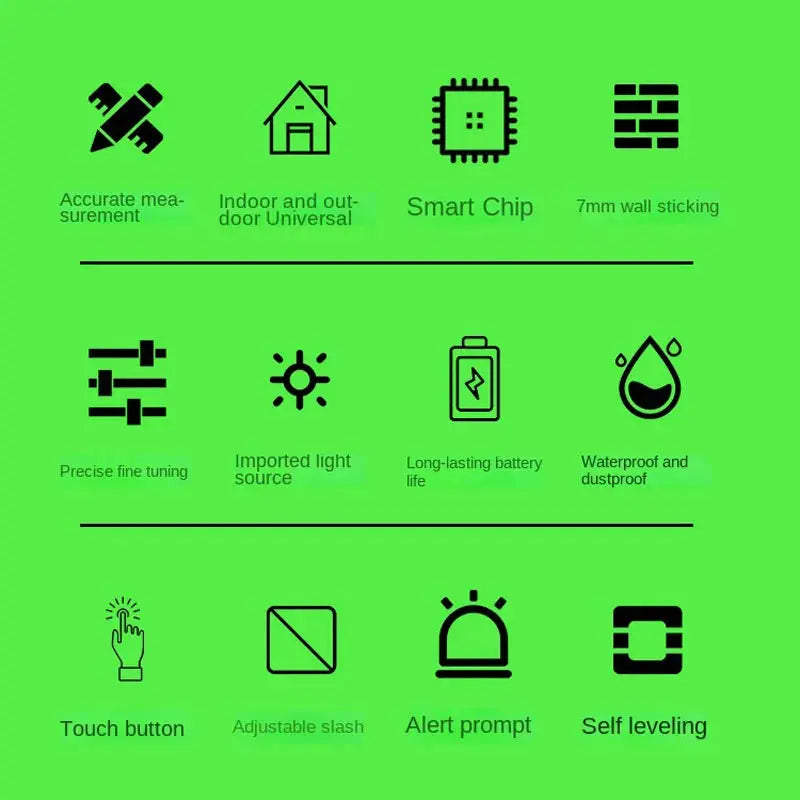 4D Professional Laser Levels 16 Line Battery 360 Horizontal Vertical Cross Light Laser Level Self-Leveling Measure Laser Beam Torange