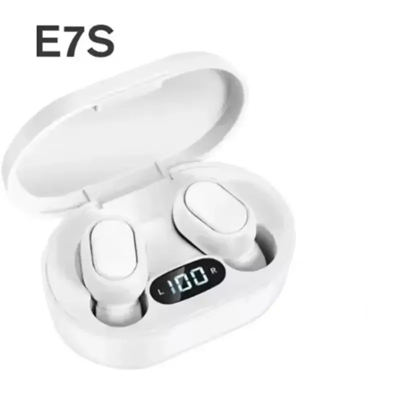 Original E7S Wireless Bluetooth Headset with Mic LED Display Earbuds for iPhone Xiaomi TWS Earphone Bluetooth Headphones earbuds Torange