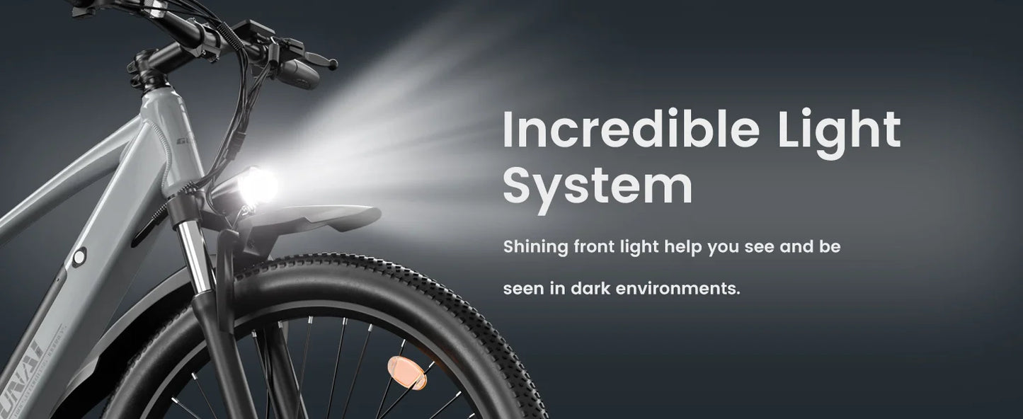 GUNAI 750W Electric Bicycle Motor 27.5Inch Off-road Tyre Electric Bike 48V 10AH Battery Mountain Adults Motorcycle EU Stock