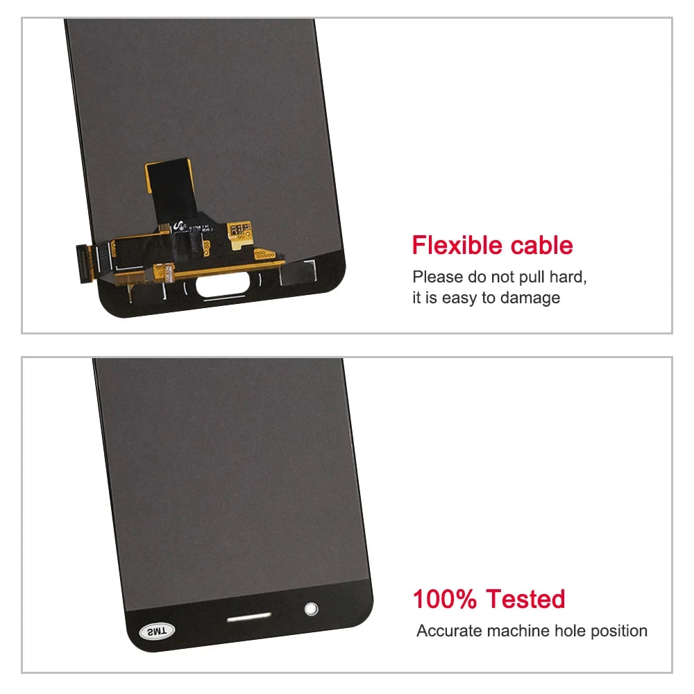 5.5" AAA+++ For Oneplus 5 A5000 LCD Display Screen Digitizer With Frame Screen Replacement For AMOLED One Plus5  Screen LCD