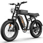Electric Bike URLIFE T2 500W Motor 48V15.6AH Battery Adult Travel Electric Bicycle 20*4 In All Terrain Off-Road Fat Tire E-bike Torange