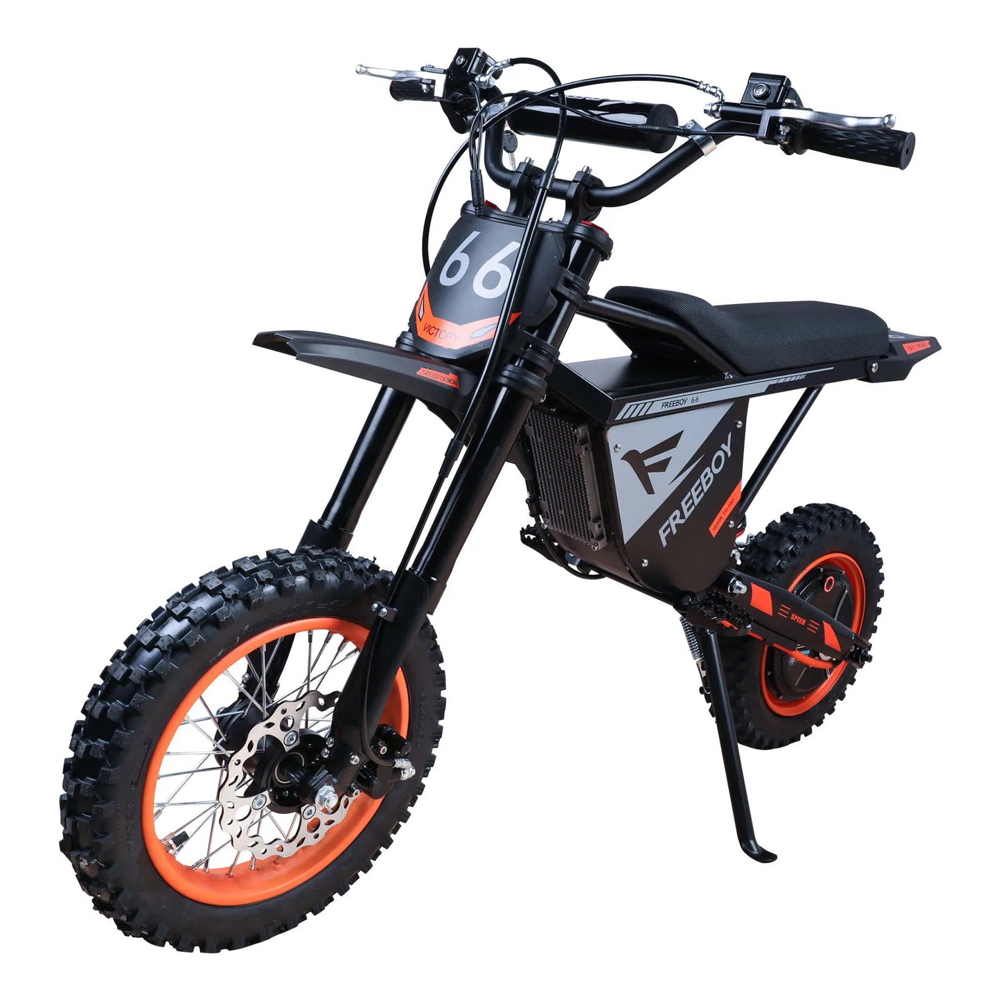 FREEBOY Electric Bike Y66 3000W Motor 48V30AH Battery Off-Road Electric Motorcycle 12/10 Inch Fat Tire All-Terrain E-Motorcycle Torange