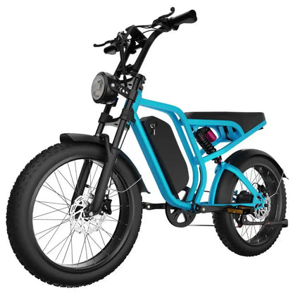 Electric Bike BLUVALL SU8 1500W Powerful Motor 52V20AH Removable Battery E-bike Hydraulic Brake 20*4 Inch Fat Tire Electric Bike Torange