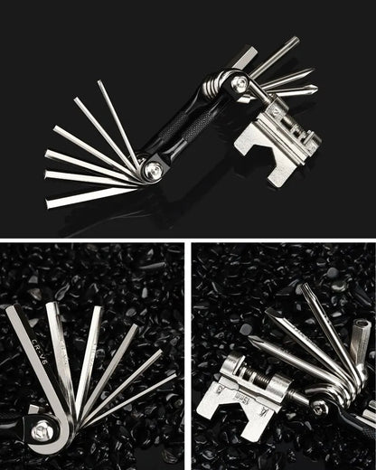 RIDERACE Bicycle Multi Tool Chain Splitter Cutter Multifunction For MTB Mountain Road Bike Wrench Screwdriver Repair Multitool Torange