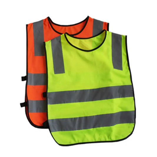 Kids Safety Vest High Visability Jacket School Children Highlight Reflective Straps Night Work Security Cycling Safety Vest