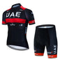 2025 UAE Cycling Jersey Set MTB Uniform Bike Clothing Summer Breathable Bicycle Shirt Ropa Ciclismo Bib Pants Maillot Ciclismo Torange
