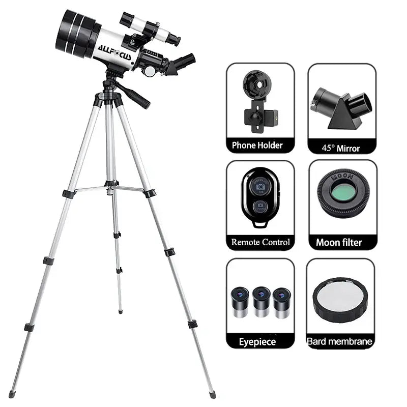 ALLFOCUS Astronomical Telescope  150X Torange