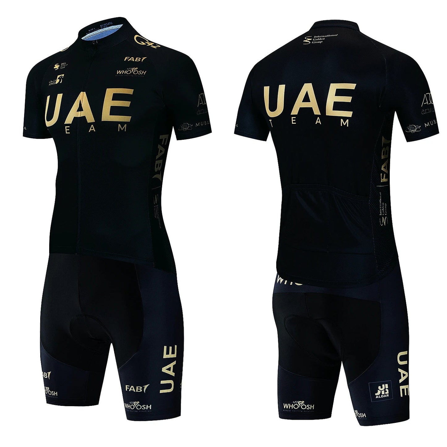 2025 UAE Cycling Jersey Set MTB Uniform Bike Clothing Summer Breathable Bicycle Shirt Ropa Ciclismo Bib Pants Maillot Ciclismo Torange