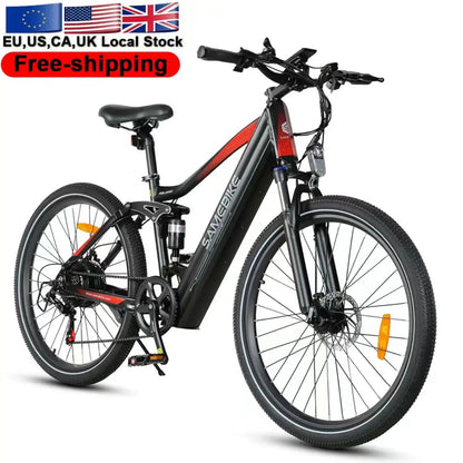 SAMEBIKE E-bike XD26-II 750W Motor 48V14AH Battery Hydraulic Brake Electric Bike 26 Inch Tires Adult Commuting Electric Bicycle Torange