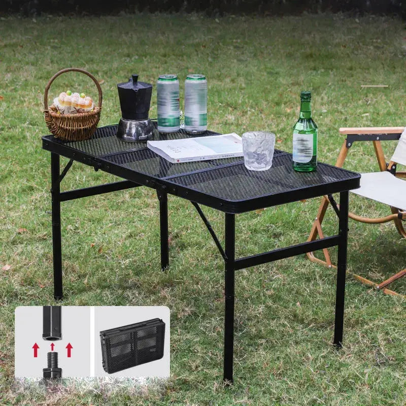 Portable Ultra-light Aluminum Alloy Folding Table, Outdoor Camping Supplies, Picnic, Barbecue, Coffee, Garden Tables and Chairs Torange