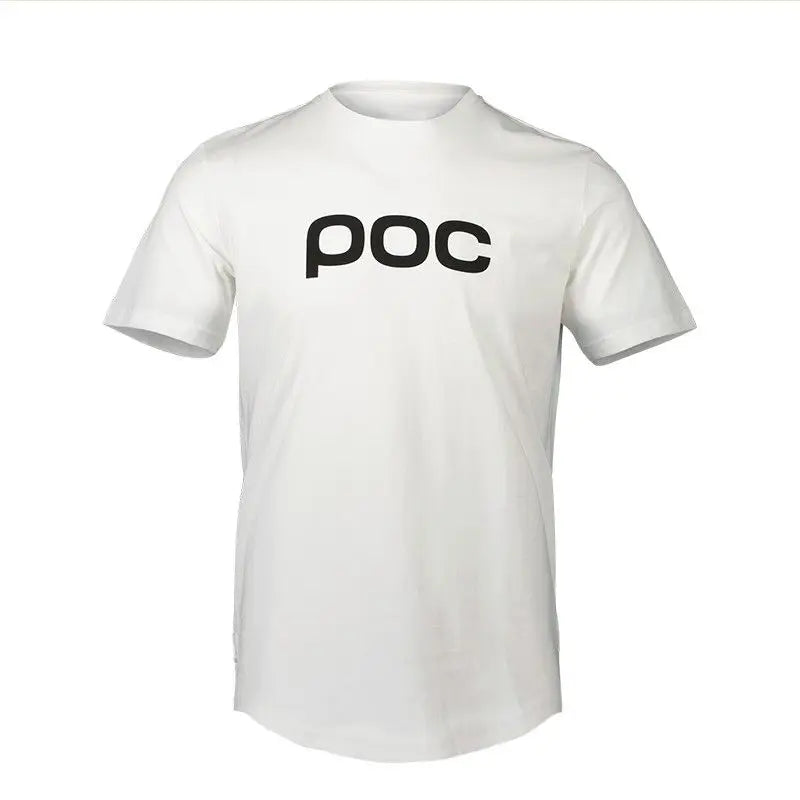 POC Long-sleeved sportswear DH Cycling Clothing Motorcycle T-Shirt Marathon running quick-drying sweat-absorbing sportswear Torange