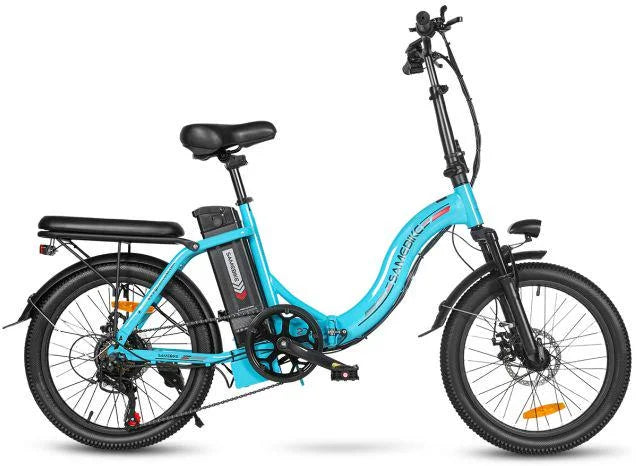 SAMEBIKE CY20 Foldable Electric Bicycle 350W Motor 36V12AH Battery City Travel E-Bike Adult 20 Inch Tires 7 Speed Electric Bike Torange