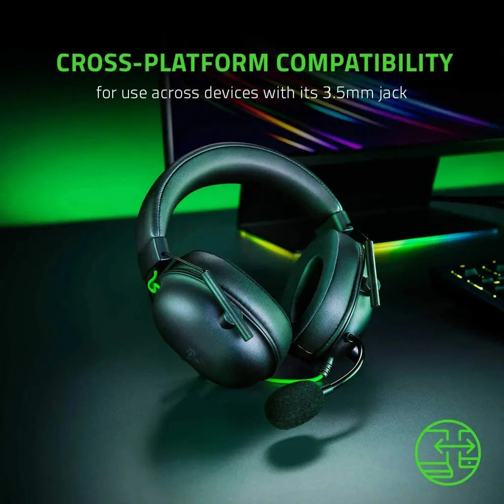 Razer BlackShark V2 X Headphone Wired Gaming Headset: 7.1 Surround Sound- Game For PS4,PS5, Nintendo Switch, Xbox Torange