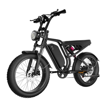 Electric Bike BLUVALL SU8 1500W Powerful Motor 52V20AH Removable Battery E-bike Hydraulic Brake 20*4 Inch Fat Tire Electric Bike Torange