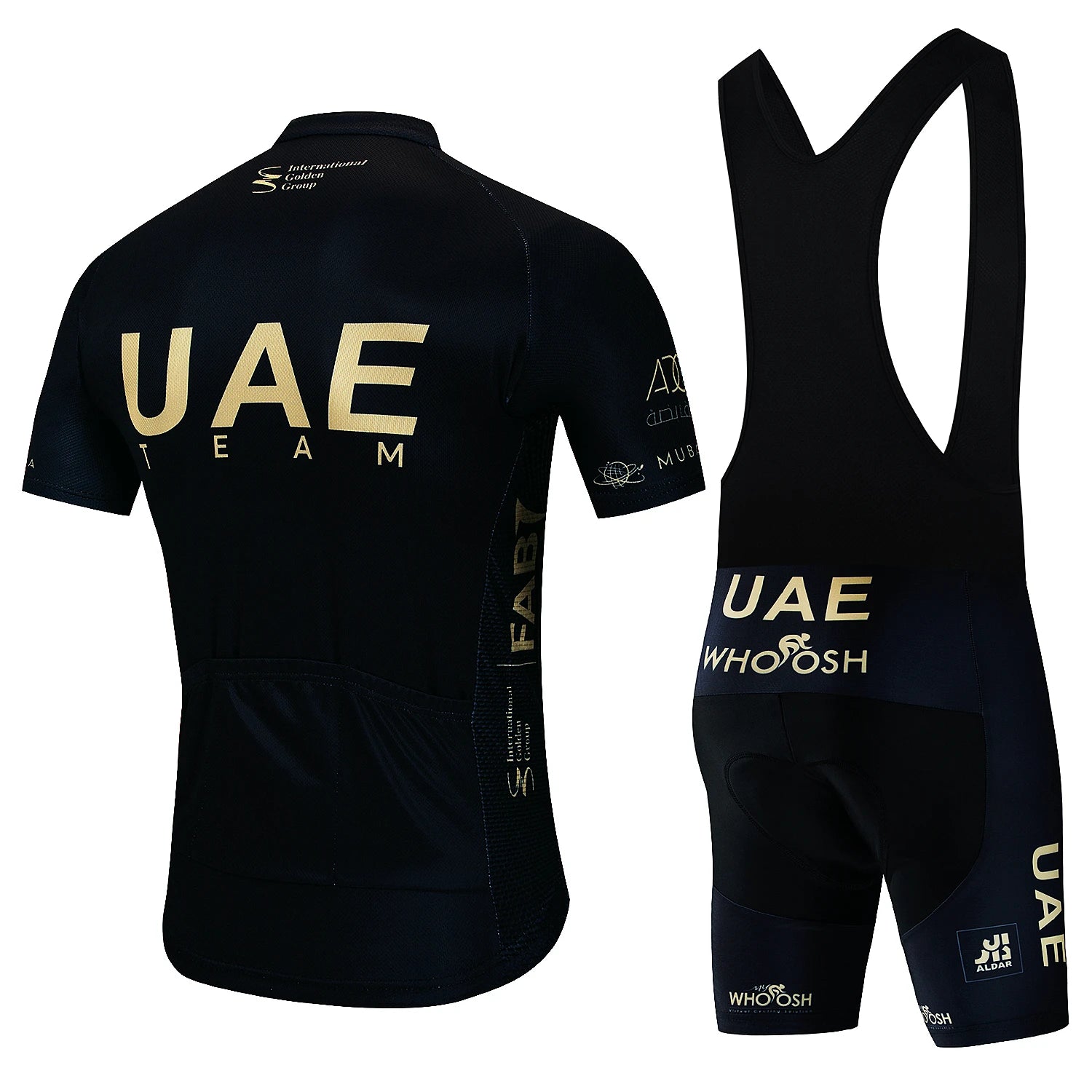 2025 UAE Cycling Jersey Set MTB Uniform Bike Clothing Summer Breathable Bicycle Shirt Ropa Ciclismo Bib Pants Maillot Ciclismo Torange