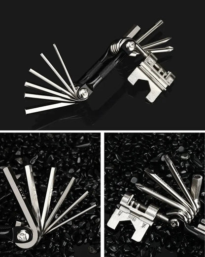 RIDERACE Bicycle Multi Tool Chain Splitter Cutter Multifunction For MTB Mountain Road Bike Wrench Screwdriver Repair Multitool Torange