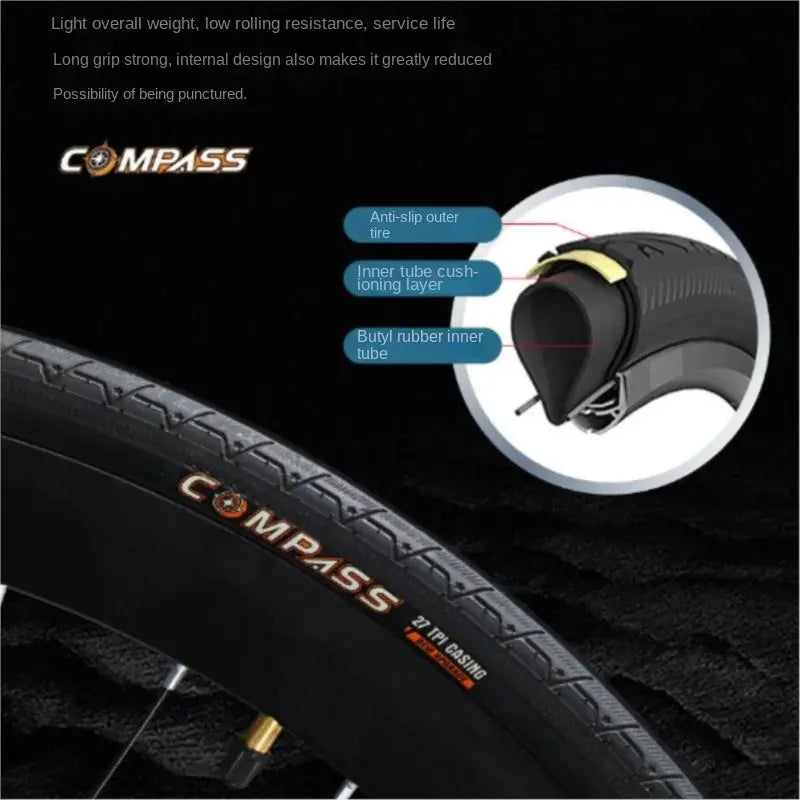 FJ Bend High Carbon Steel Variable Speed Wind Shock Absorber Road Bike Torange