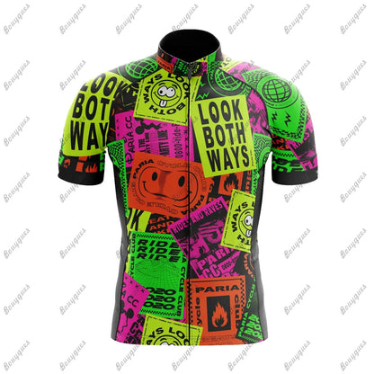 Comics Team Men Cycling Jersey MTB Maillot Bike Shirt Downhill Jersey High Quality Pro Team Tricota Mountain Bicycle Clothing Torange