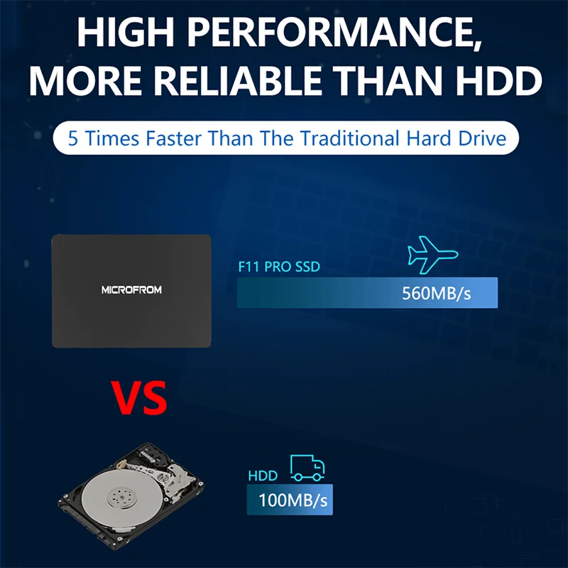 MicroFrom SSD 240 GB 1TB 120GB 128GB 256GB 480GB 512GB 1 TB 2TB SATA Internal Solid State Drive Hard Disk for Laptop Desktop - Torange