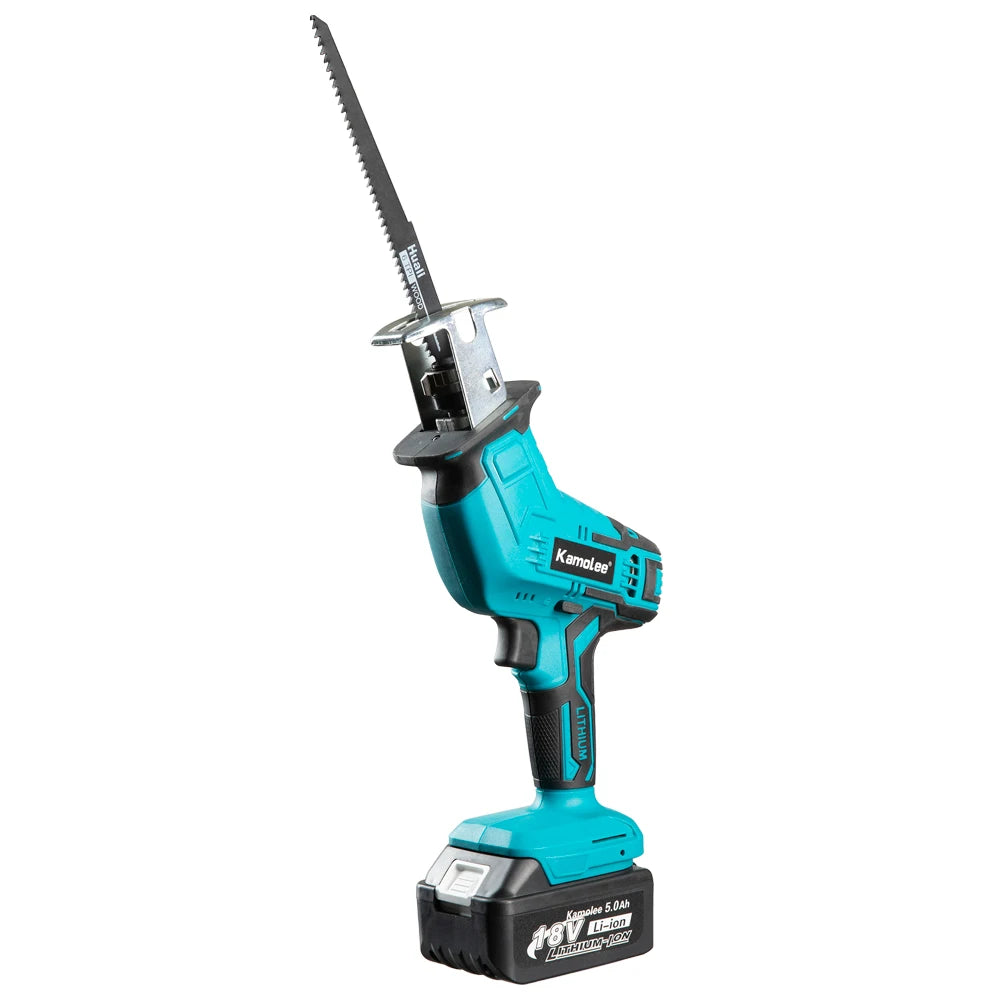 Kamolee 3600W 12000SPM Brushless Cordless Electric Reciprocating Saw Variable Speed Metal Wood Cutter Tool For Makita 18V Batter