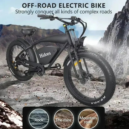 Electric Bicycle Hidoes B3 1200W Powerful Brushless Motor 48V18.2AH  Battery E-bike 26 In Fat Tire Snow Motorcycle Electric Bike Torange
