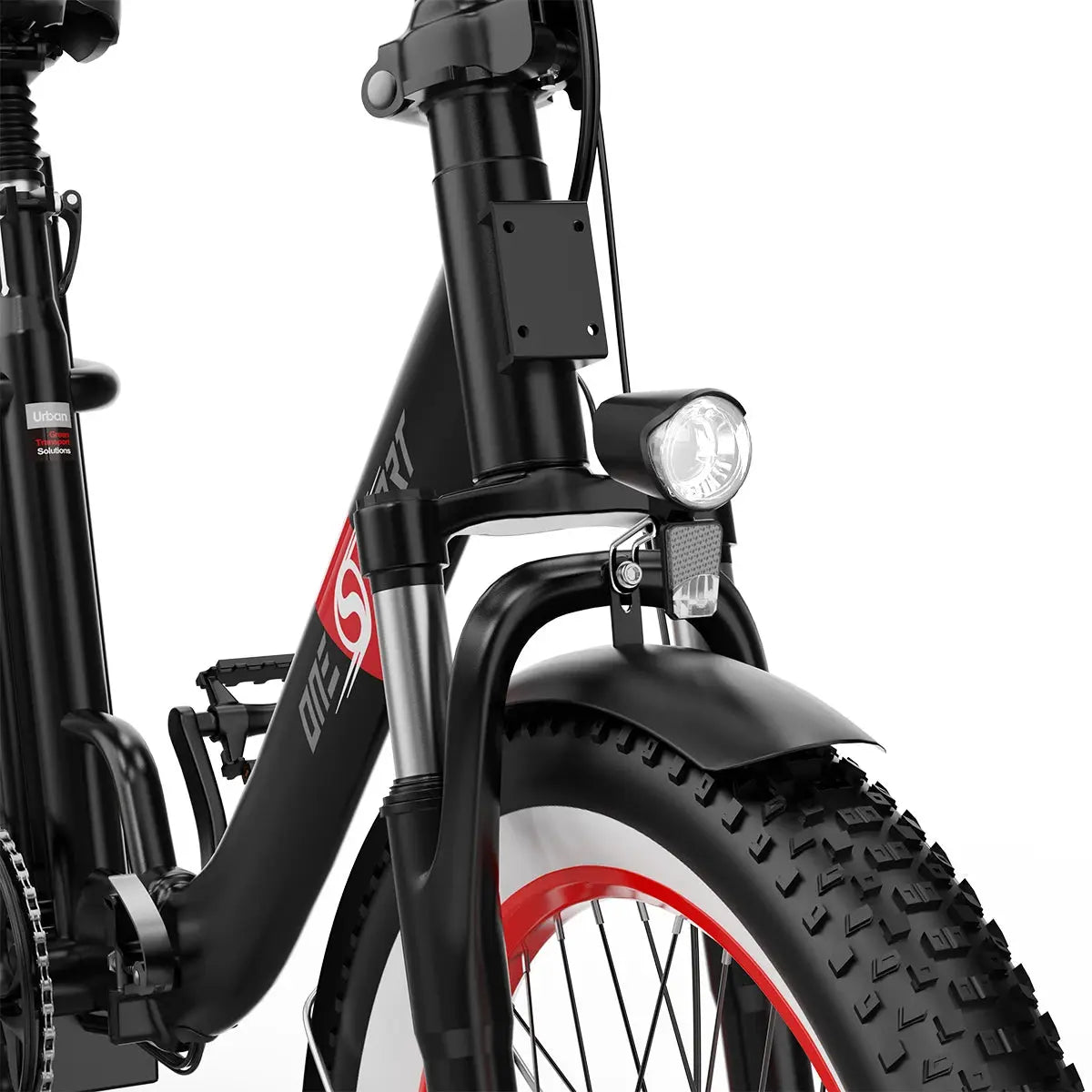 ONESPORT OT16-2 Folding E-Bike, 20'' Tires, 250W Motor, 48V 17Ah Battery, Shimano 7-Speed, 25km/h, Disc Brakes Torange