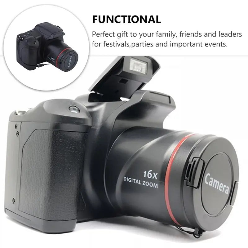 Digital Camera Portable 16x Zoom Video Camcorder Photography Telephoto Camera Portable Travel Vlog Camera Photography - Torange