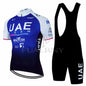 UAE Summer Cycling Jersey Set Men's Cycling Clothing Bicycle Short Sleeve Road Bike Clothes Suit Mtb Maillot Culotte Ciclismo Torange