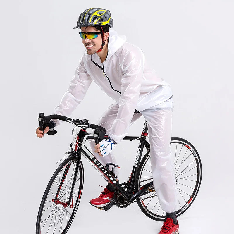 Waterproof Windproof MTB Bicycle Cycling Jacket Man Woman Raincoat Set Reflective Suit Cycling Jersey Bike Clothing Winter Adult