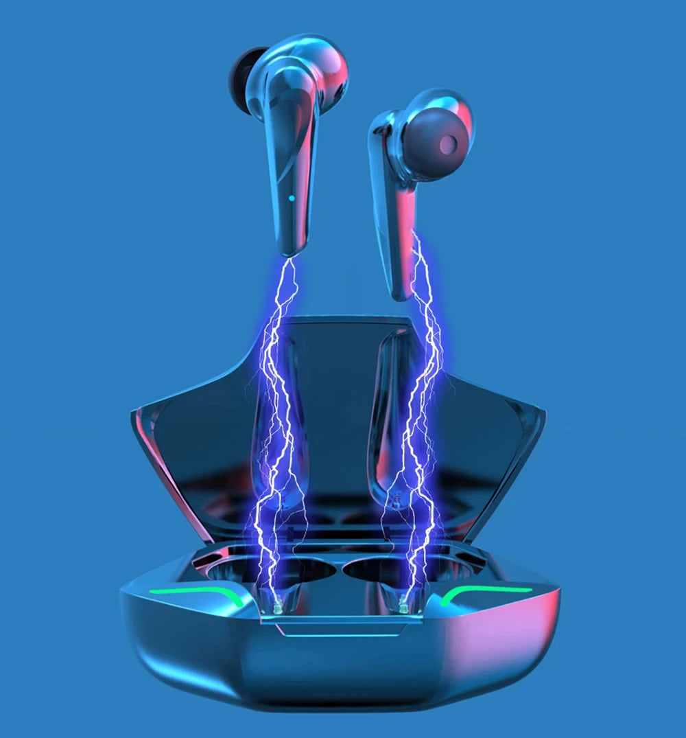 X15 TWS Gaming Earbuds Wireless Bluetooth Earphones With Mic Bass Audio Sound Positioning 9D Stereo Music HiFi Headset For Gamer