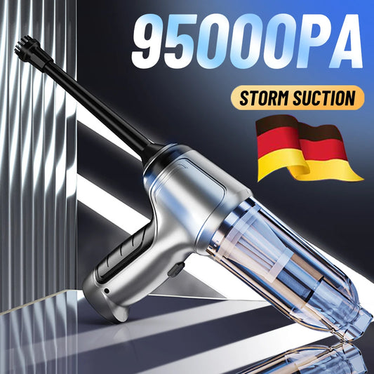 95000Pa Wireless Car Vacuum Cleaner Strong Suction Handheld Auto Vacuum Home &amp Car Dual Use Mini Vacuum Cleaner HomeAppliance