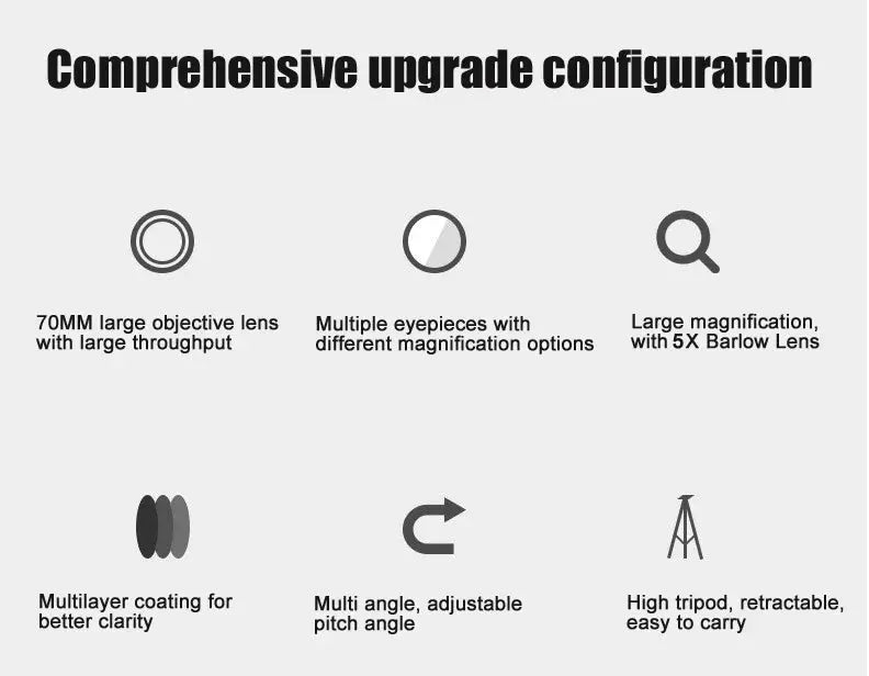 Professional High-definition Astronomical Telescope 333X Torange