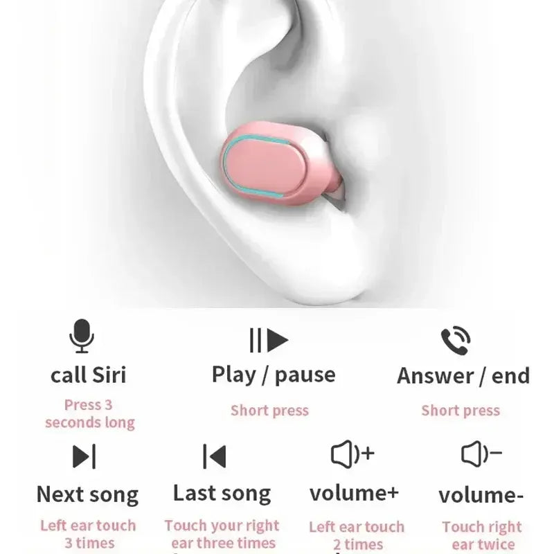 Original E7S Wireless Bluetooth Headset with Mic LED Display Earbuds for iPhone Xiaomi TWS Earphone Bluetooth Headphones earbuds Torange