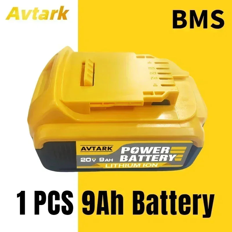 100% Original DCB200 12.0Ah Replacement 20V Battery For Dewalt  replacing lithium batteries 18V DCB184 DCB206 DCB205 DCB204-2
