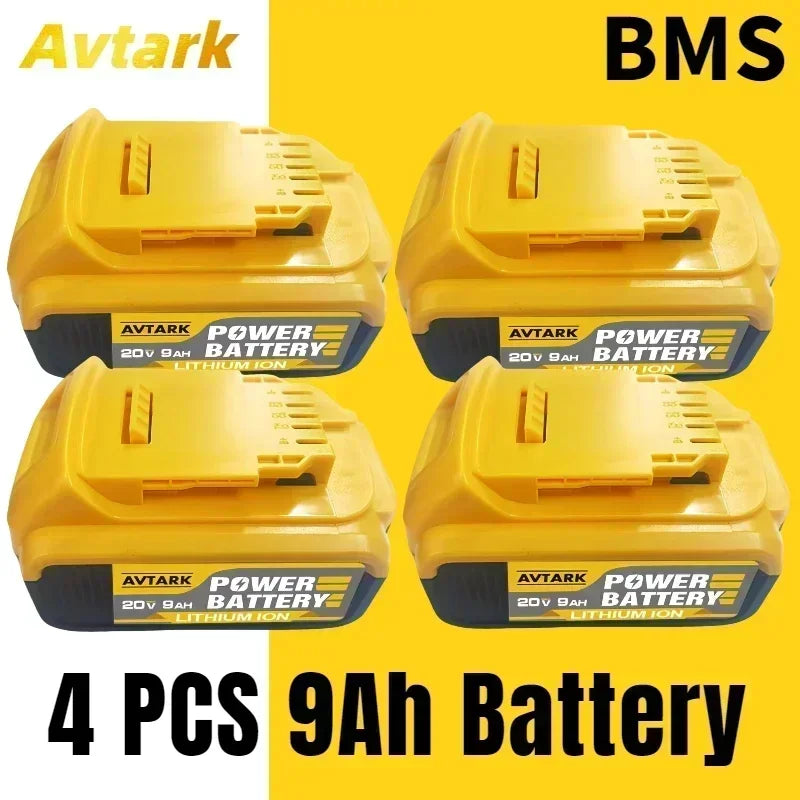 100% Original DCB200 12.0Ah Replacement 20V Battery For Dewalt  replacing lithium batteries 18V DCB184 DCB206 DCB205 DCB204-2