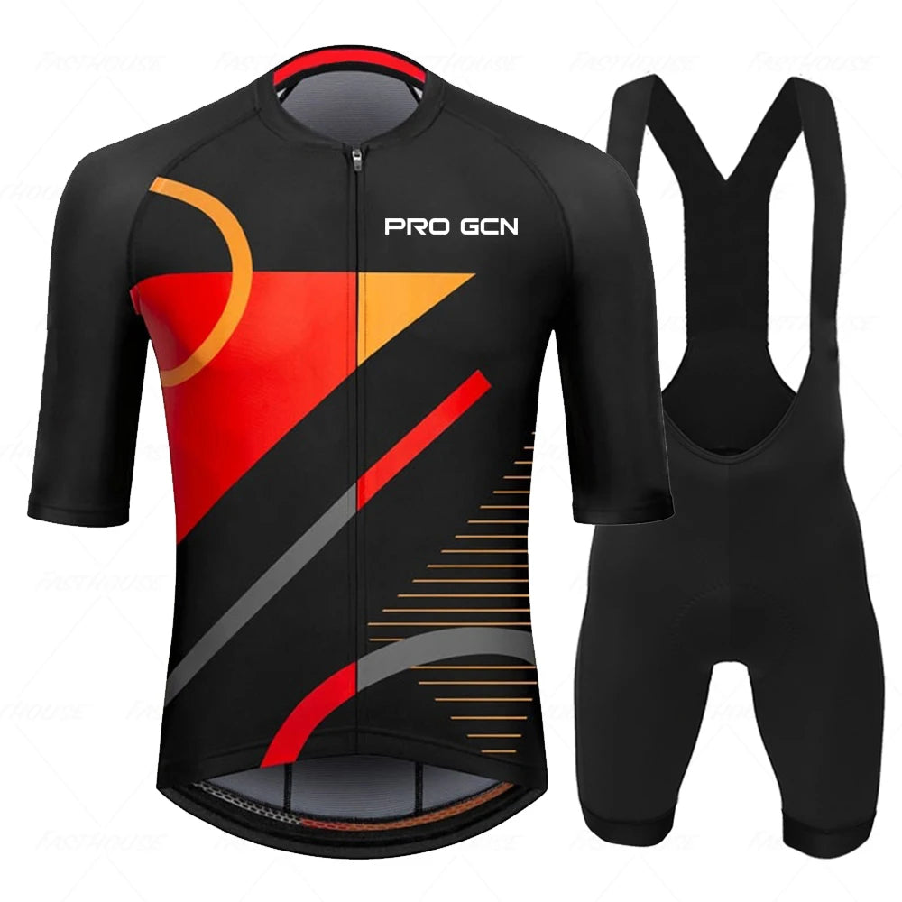 2023 Men Summer Cycling Clothing Sets Breathable Mountain Bike Cycling Clothes Ropa Ciclismo Verano Triathlon Suits Torange