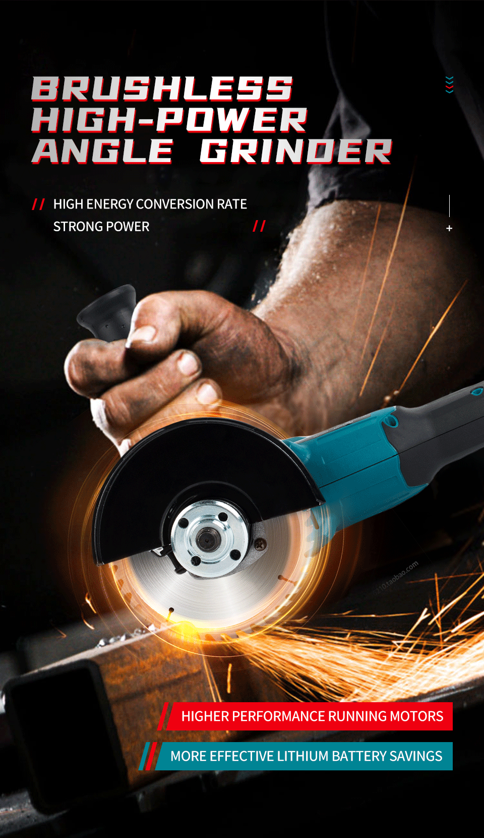2025 Makita 18V DGA404 Brushless Lithium Electric Angle Grinder Rechargeable Cutting Machine High Power Polishing Machine