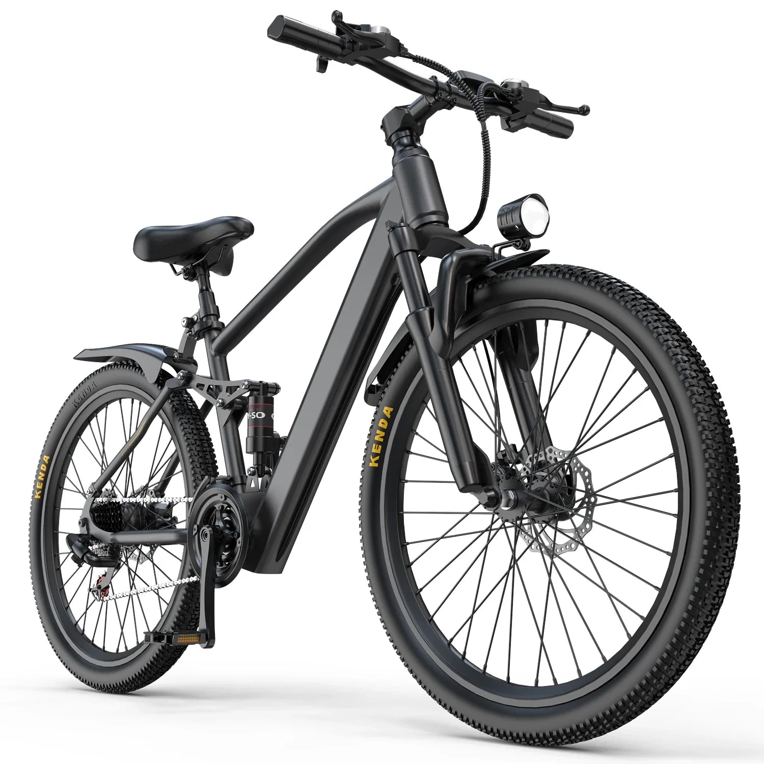 Aairsk GT900 Ebike 250W Motor 36V 13AH Battery Electric Bicycle Mountain OffRoad Full Suspension Adult 26Inch Tire Electric Bike Torange
