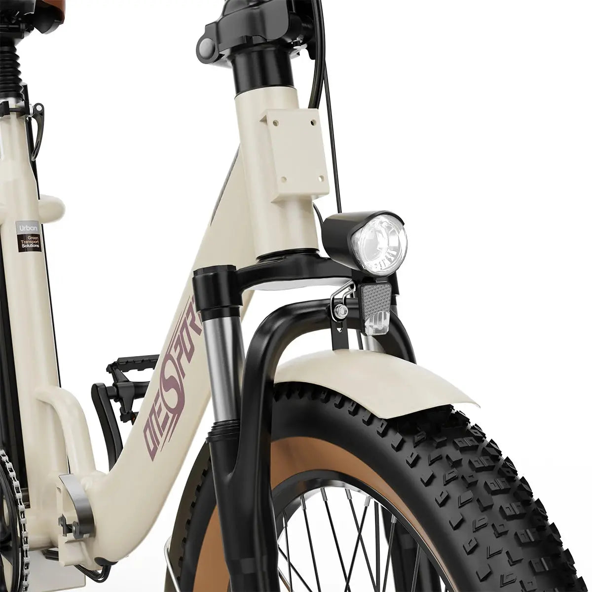 ONESPORT OT16-2 Folding E-Bike, 20'' Tires, 250W Motor, 48V 17Ah Battery, Shimano 7-Speed, 25km/h, Disc Brakes Torange