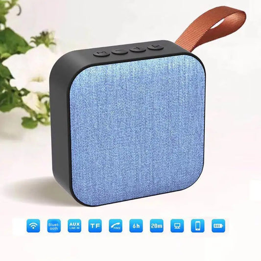 Cloth Art Portable Wireless Bluetooth Speaker Subwoofer TF Card Loudspeaker Wireless Bluetooth Speaker for Mobile Phone - Torange