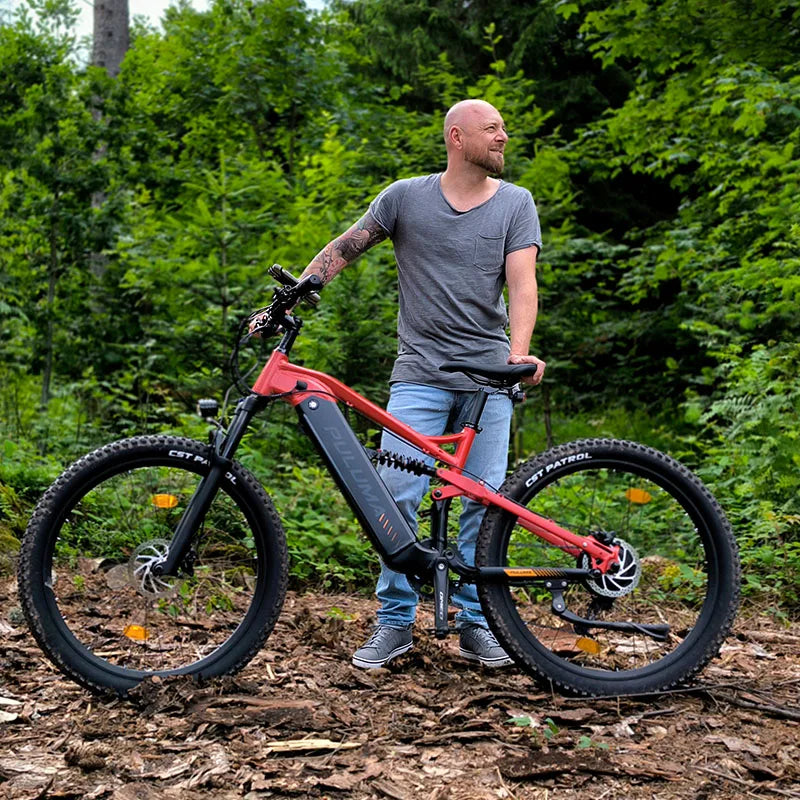 PH001 Electric Bicycles Peak 1000W Motor 48V 20AH Battery Off-Road VTT Electric Mountain Bike 27.5 Inch Fat Tire Electric Bikes