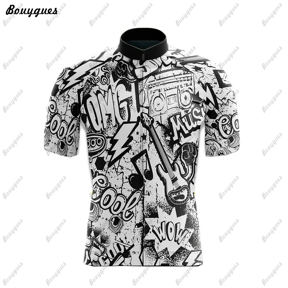 Comics Team Men Cycling Jersey MTB Maillot Bike Shirt Downhill Jersey High Quality Pro Team Tricota Mountain Bicycle Clothing Torange