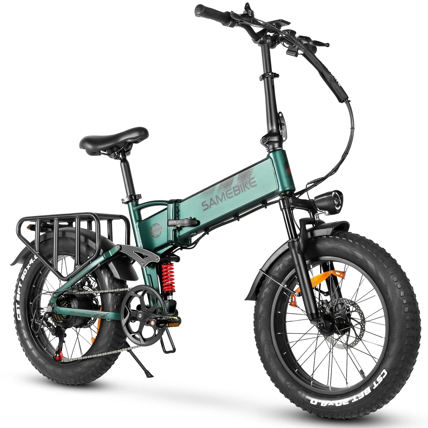 SAMEBIKE Electric Bike 1000W Powerful Motor 48V15AH Battery Adult Travel Electric Bicycle 20*4 In Fat Tire City Commuting E-bike Torange