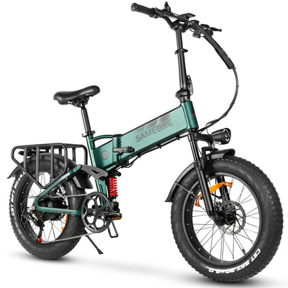 SAMEBIKE Electric Bike 1000W Powerful Motor 48V15AH Battery Adult Travel Electric Bicycle 20*4 In Fat Tire City Commuting E-bike Torange