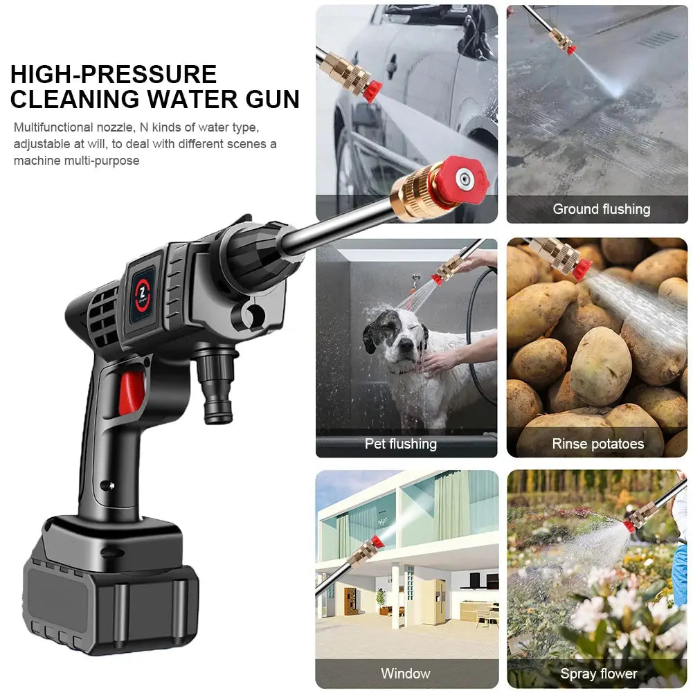 200W 50Bar Cordless High Pressure Car Washer Spray Water Gun 20000mAh Battery Foam Generator Car Washing Machine for Home Torange