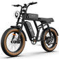 Electric Bike URLIFE T2 500W Motor 48V15.6AH Battery Adult Travel Electric Bicycle 20*4 In All Terrain Off-Road Fat Tire E-bike Torange