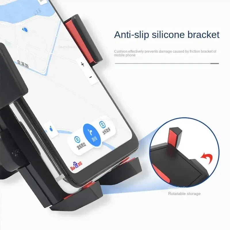 Car Phone Holder Bracket Mount Cup Holder Universal Car Suction Windshield Phone Locking Car-Accessories