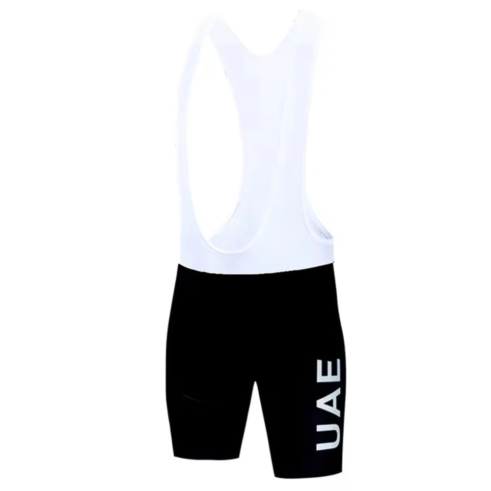 UAE Summer Cycling Jersey Set Men's Cycling Clothing Bicycle Short Sleeve Road Bike Clothes Suit Mtb Maillot Culotte Ciclismo Torange