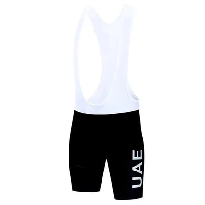 UAE Summer Cycling Jersey Set Men's Cycling Clothing Bicycle Short Sleeve Road Bike Clothes Suit Mtb Maillot Culotte Ciclismo Torange