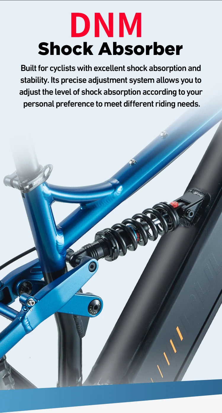 PH001 Electric Bicycles Peak 1000W Motor 48V 20AH Battery Off-Road VTT Electric Mountain Bike 27.5 Inch Fat Tire Electric Bikes